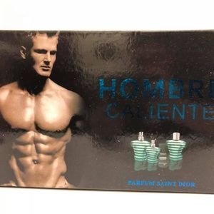 Hombre Caliente By Saint Dior for Men 4 Pc Gift Se